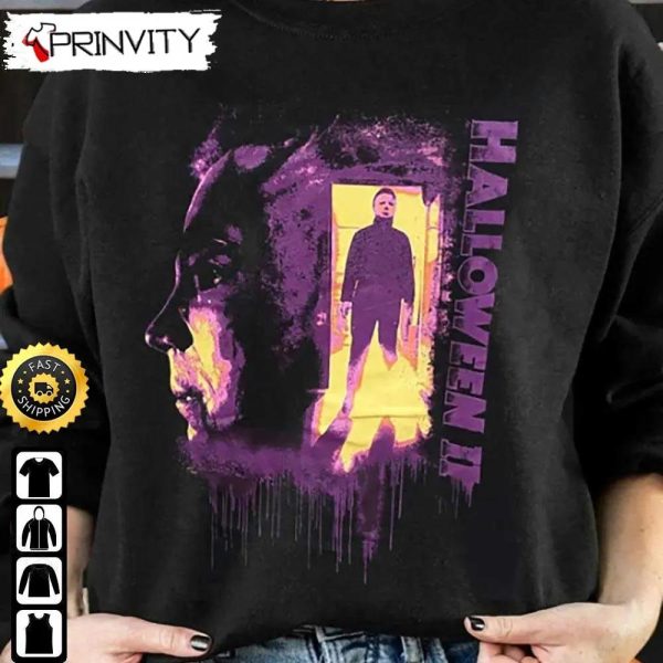 Michael Myers Halloween II Sweatshirt, Horror Movies, Gift For Halloween, Unisex Hoodie, T-Shirt, Long Sleeve – Prinvity