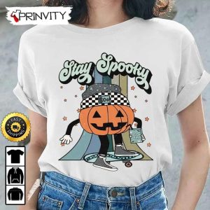 Stay Spooky Booberry Skateboard Halloween Sweatshirt, Gifts For Halloween, Halloween Holiday, Unisex Hoodie, T-Shirt, Long Sleeve, Tank Top - Prinvity