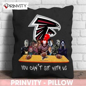 Atlanta Falcons Horror Movies Halloween Pillow, You Can't Sit With Us, Gift For Halloween, Atlanta Falcons Club National Football League - Prinvity 2