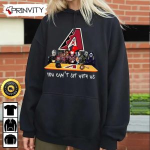 Arizona Diamondbacks Horror Movies Halloween Sweatshirt You Cant Sit With Us Gift For Halloween Major League Baseball Unisex Hoodie T Shirt Long Sleeve Prinvity 4