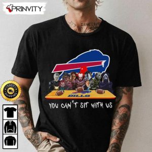 Buffalo Bills Horror Movies Halloween Sweatshirt You Cant Sit With Us Gift For Halloween National Football League Unisex Hoodie T Shirt Long Sleeve Prinvity 1