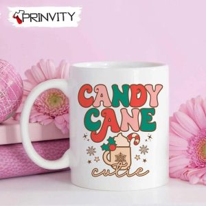 Candy Cane Cutie Mug, Size 11oz & 15oz, Merry Christmas, Gifts For Christmas, Happy Holiday – Prinvity