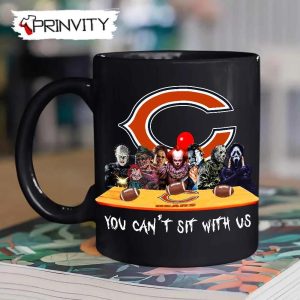 Chicago Bears Horror Movies Halloween Mug, Size 11oz & 15oz, You Can’t Sit With Us, Gift For Halloween, Chicago Bears Club National Football League – Prinvity