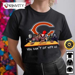 Chicago Bears Horror Movies Halloween Sweatshirt You Cant Sit With Us Gift For Halloween National Football League Unisex Hoodie T Shirt Long Sleeve Prinvity 7