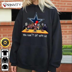 Dallas Cowboys Horror Movies Halloween Sweatshirt You Cant Sit With Us Gift For Halloween National Football League Unisex Hoodie T Shirt Long Sleeve Prinvity 5