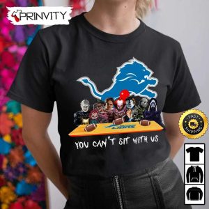 Detroit Lions Horror Movies Halloween Sweatshirt You Cant Sit With Us Gift For Halloween National Football League Unisex Hoodie T Shirt Long Sleeve Prinvity 7