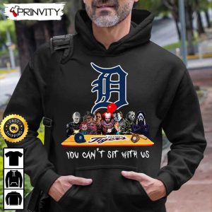 Detroit Tigers Horror Movies Halloween Sweatshirt You Cant Sit With Us Gift For Halloween Major League Baseball Unisex Hoodie T Shirt Long Sleeve Prinvity 4
