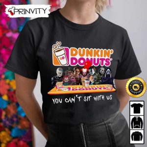 Dunkin Donuts Coffee Horror Movies Halloween Sweatshirt You Cant Sit With Us Gift For Halloween William Rosenberg Unisex Hoodie T Shirt Long Sleeve Prinvity 7