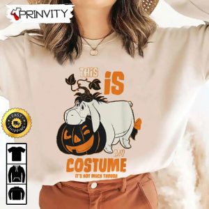 Eeyore Winnie The Pooh This is My Costume Halloween Pumpkin Sweatshirt Walt Disney Gift For Halloween Unisex Hoodie T Shirt Long Sleeve Prinvity 5 1