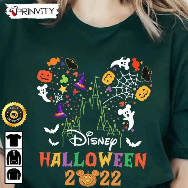 Family Matching Disney Halloween Cute Sweatshirt, Pumpkin, Spooky, Walt Disney, Gift For Halloween, Unisex Hoodie, T-Shirt, Long Sleeve – Prinvity