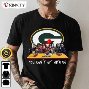 Green Bay Packers Horror Movies Halloween Sweatshirt You Cant Sit With Us Gift For Halloween National Football League Unisex Hoodie T Shirt Long Sleeve Prinvity 1