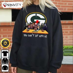 Green Bay Packers Horror Movies Halloween Sweatshirt You Cant Sit With Us Gift For Halloween National Football League Unisex Hoodie T Shirt Long Sleeve Prinvity 5
