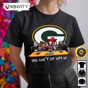Green Bay Packers Horror Movies Halloween Sweatshirt You Cant Sit With Us Gift For Halloween National Football League Unisex Hoodie T Shirt Long Sleeve Prinvity 7