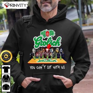 Grolsch Beer Horror Movies Halloween Sweatshirt You Cant Sit With Us International Beer Day Gift For Halloween Unisex Hoodie T Shirt Long Sleeve Prinvity 4