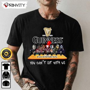 Guinness Beer Horror Movies Halloween Sweatshirt You Cant Sit With Us International Beer Day Gift For Halloween Unisex Hoodie T Shirt Long Sleeve Prinvity 1