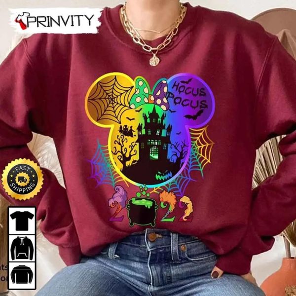 Hocus Pocus Sanderson Disney Halloween 2022 Sweatshirt, Walt Disney, Gift For Halloween, Unisex Hoodie, T-Shirt, Long Sleeve – Prinvity