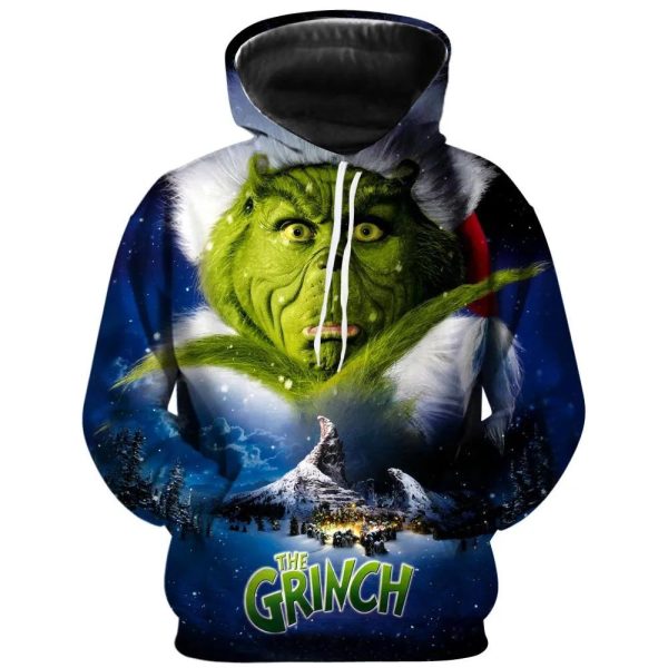 How The Grinch Stole Christmas Grinch Unique 2022 3D Hoodie All Over Printed, The Grinch Movie, The Grinch Stole Christmas, Gift For Christmas, Happy Holiday – Prinvity