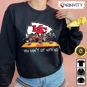 Kansas City Chiefs Horror Movies Halloween Sweatshirt You Cant Sit With Us Gift For Halloween National Football League Unisex Hoodie T Shirt Long Sleeve Prinvity 4