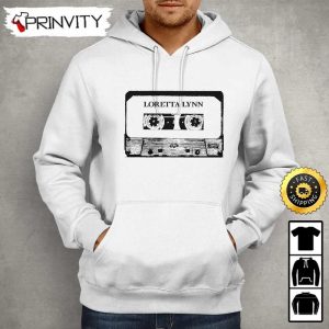 Loretta Lynn Cassette Tape T Shirt Country Musics Iconic Unisex Hoodie Sweatshirt Long Sleeve Tank Top Prinvity 1
