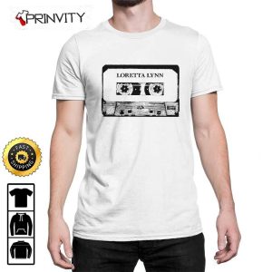 Loretta Lynn Cassette Tape T Shirt Country Musics Iconic Unisex Hoodie Sweatshirt Long Sleeve Tank Top Prinvity 5
