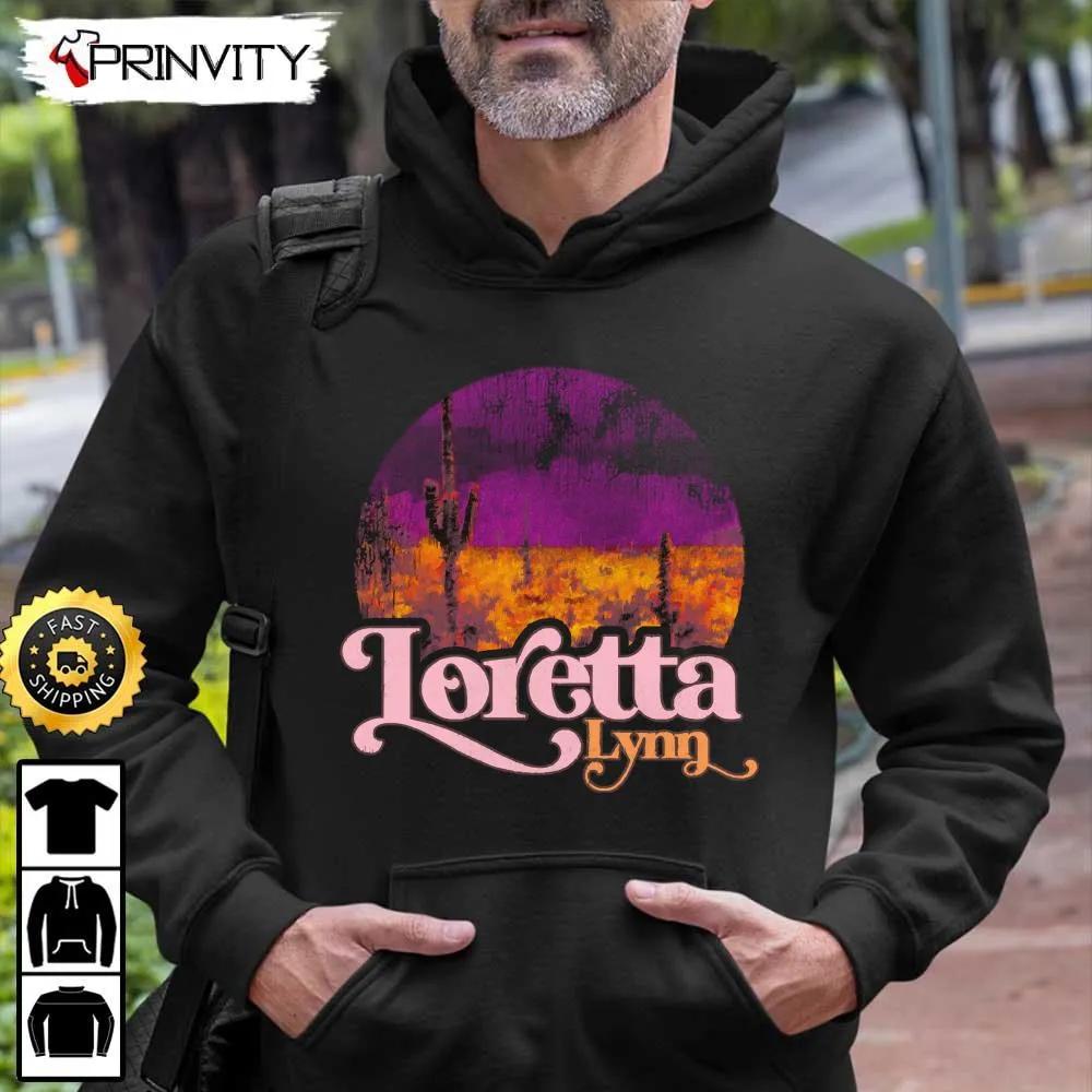Loretta Lynn Country Music's T-Shirt, Unisex Hoodie, Sweatshirt, Long Sleeve - Prinvity