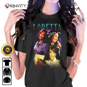Loretta Lynn Full Circle T-Shirt, Country Music's Iconic, Unisex Hoodie, Sweatshirt, Long Sleeve, Tank Top - Prinvity