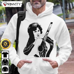 Loretta Lynn Legends Guitar T Shirt Country Musics Iconic Unisex Hoodie Sweatshirt Long Sleeve Tank Top Prinvity 2