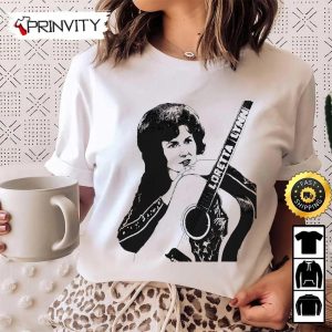 Loretta Lynn Legends Guitar T Shirt Country Musics Iconic Unisex Hoodie Sweatshirt Long Sleeve Tank Top Prinvity 3