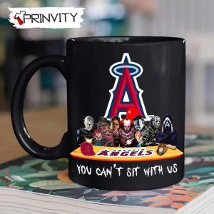 Los Angeles Angels Horror Movies Halloween Mug, Size 11oz & 15oz, You Can't Sit With Us, Gift For Halloween, Los Angeles Angels Club Major League Baseball - Prinvity