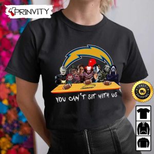 Los Angeles Chargers Horror Movies Halloween Sweatshirt You Cant Sit With Us Gift For Halloween National Football League Unisex Hoodie T Shirt Long Sleeve Prinvity 7