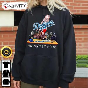 Los Angeles Dodgers Horror Movies Halloween Sweatshirt You Cant Sit With Us Gift For Halloween Major League Baseball Unisex Hoodie T Shirt Long Sleeve Prinvity 4