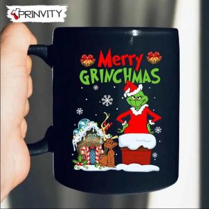 Merry Grinchmas Grinch And Max Dog Coffee Mug Mugs Size 11oz 15oz Movies Christmas Merry Grinch Mas Best Christmas Gifts For You 2022 Happy Holidays Prinvity 2
