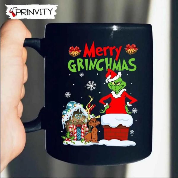 Merry Grinchmas Grinch And Max Dog Coffee Mugs, White Mugs Size 11oz & 15oz, Movies Christmas, Merry Grinch Mas, Best Christmas Gifts For You 2022, Happy Holidays – Prinvity