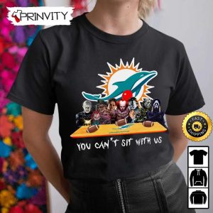 Miami Dolphins Horror Movies Halloween Sweatshirt You Cant Sit With Us Gift For Halloween National Football League Unisex Hoodie T Shirt Long Sleeve Prinvity 7