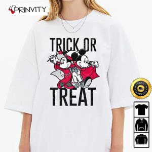 Mickey Minnie Magic Halloween Trick or Treat Sweatshirt Walt Disney Gift For Halloween Unisex Hoodie T Shirt Long Sleeve Prinvity 2 1