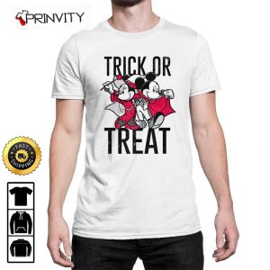 Mickey Minnie Magic Halloween Trick or Treat Sweatshirt Walt Disney Gift For Halloween Unisex Hoodie T Shirt Long Sleeve Prinvity 5 1