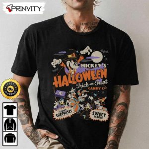Mickeys Halloween Trick or Treat Candy Co Sweatshirt Walt Disney Gift For Halloween Unisex Hoodie T Shirt Long Sleeve Prinvity 1 1