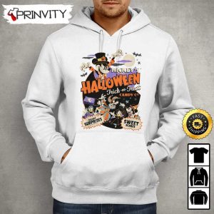 Mickeys Halloween Trick or Treat Candy Co Sweatshirt Walt Disney Gift For Halloween Unisex Hoodie T Shirt Long Sleeve Prinvity 4 1
