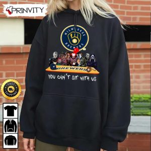 Milwaukee Brewers Horror Movies Halloween Sweatshirt You Cant Sit With Us Gift For Halloween Major League Baseball Unisex Hoodie T Shirt Long Sleeve Prinvity 4