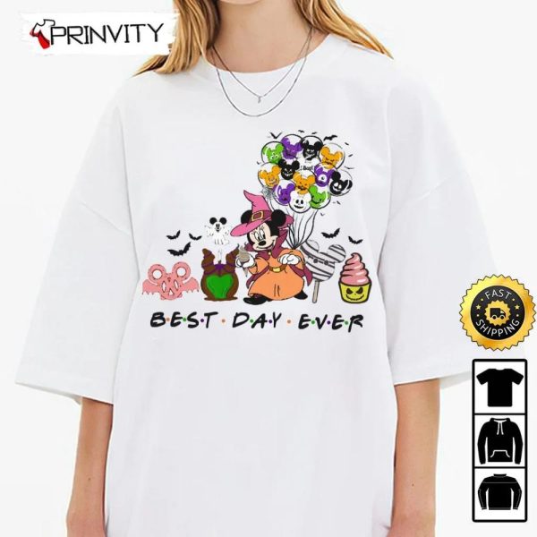 Minnie Halloween Best Day Ever Sweatshirt, Walt Disney, Gift For Halloween, Unisex Hoodie, T-Shirt, Long Sleeve – Prinvity