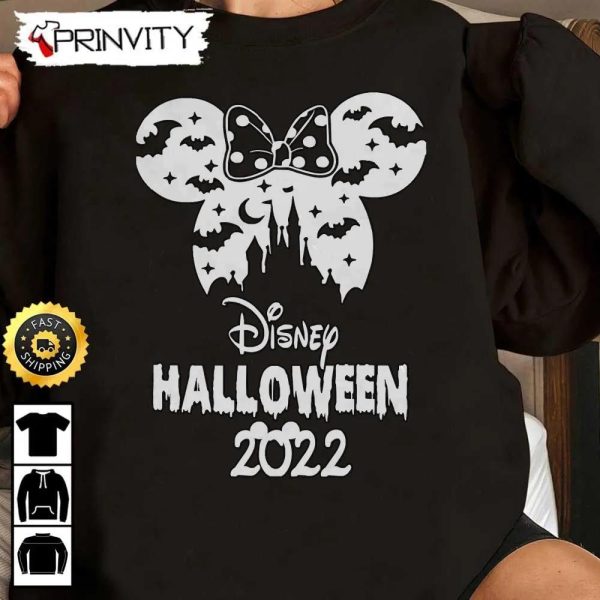 Minnie Mouse Disney Halloween 2022 Sweatshirt, Walt Disney, Gift For Halloween, Unisex Hoodie, T-Shirt, Long Sleeve – Prinvity