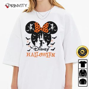 Minnie Mouse Disney Halloween Witch Bat Sweatshirt Walt Disney Gift For Halloween Unisex Hoodie T Shirt Long Sleeve Prinvity 3
