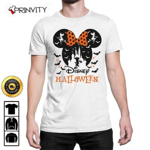 Minnie Mouse Disney Halloween Witch Bat Sweatshirt Walt Disney Gift For Halloween Unisex Hoodie T Shirt Long Sleeve Prinvity 6