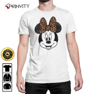 Minnie Mouse Leopard Cute Sweatshirt Walt Disney Gift For Halloween Unisex Hoodie T Shirt Long Sleeve Prinvity 5