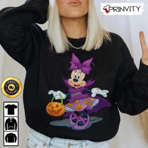 Minnie Mouse Magic Halloween Pumpkin Sweatshirt Walt Disney Gift For Halloween Unisex Hoodie T Shirt Long Sleeve Prinvity 3