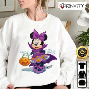Minnie Mouse Magic Halloween Pumpkin Sweatshirt Walt Disney Gift For Halloween Unisex Hoodie T Shirt Long Sleeve Prinvity 7