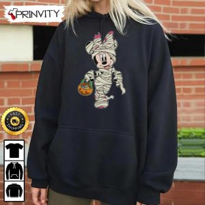 Minnie Mouse Mummies Halloween Pumpkin Trick Or Treat Sweatshirt Walt Disney Gift For Halloween Unisex Hoodie T Shirt Long Sleeve Prinvity 6