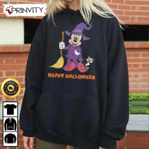 Minnie Mouse Witch Happy Halloween Sweatshirt Walt Disney Gift For Halloween Unisex Hoodie T Shirt Long Sleeve Prinvity 7