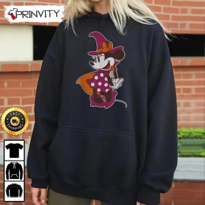 Minnie Mouse in Witch Halloween Sweatshirt Walt Disney Gift For Halloween Unisex Hoodie T Shirt Long Sleeve Prinvity 8