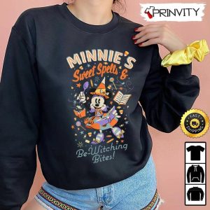 Minnies Sweet Spells Be Witching Bites Halloween Sweatshirt Walt Disney Gift For Halloween Unisex Hoodie T Shirt Long Sleeve Prinvity 4